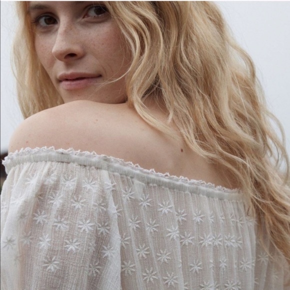 New Doen London Tansy Maxi Dress in Salt / White - Picture 8 of 15